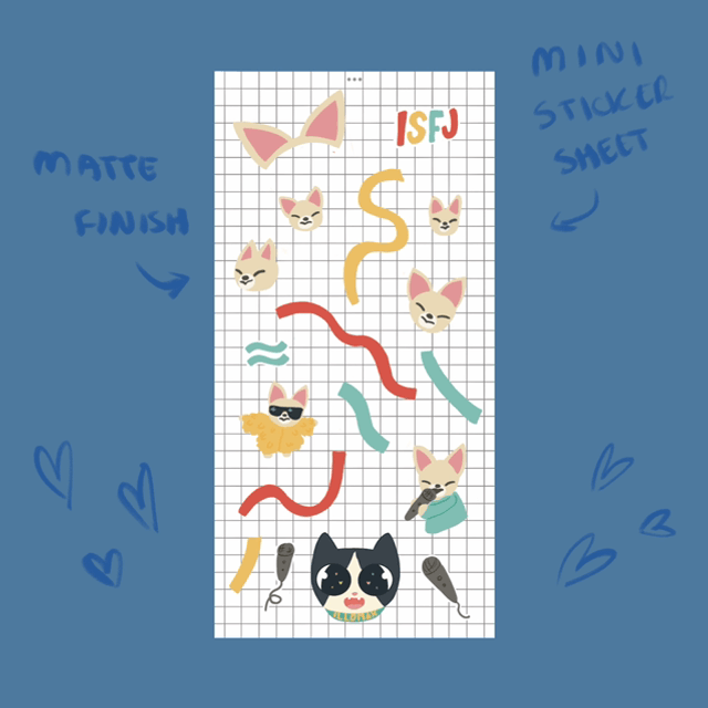 Stray Kids Deco Stickersheet | I.N. Foxy.I.N
