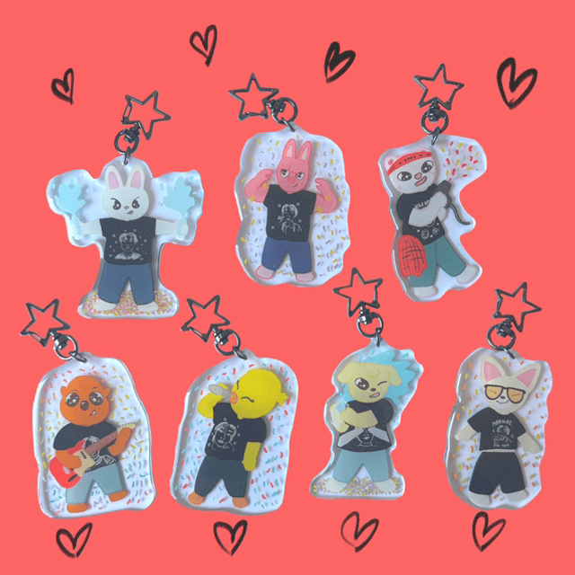 Stray Kids Keychain | I.N. FoxyI.N. ATE 