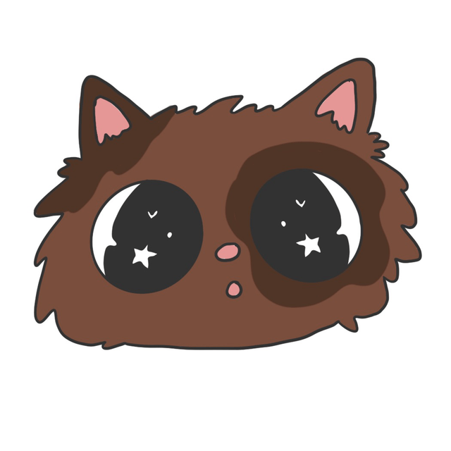 Original Art Sticker | Brown Cat