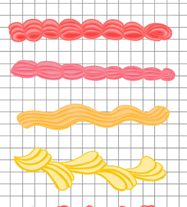 Original Art Deco Stickersheet | Warm Banners