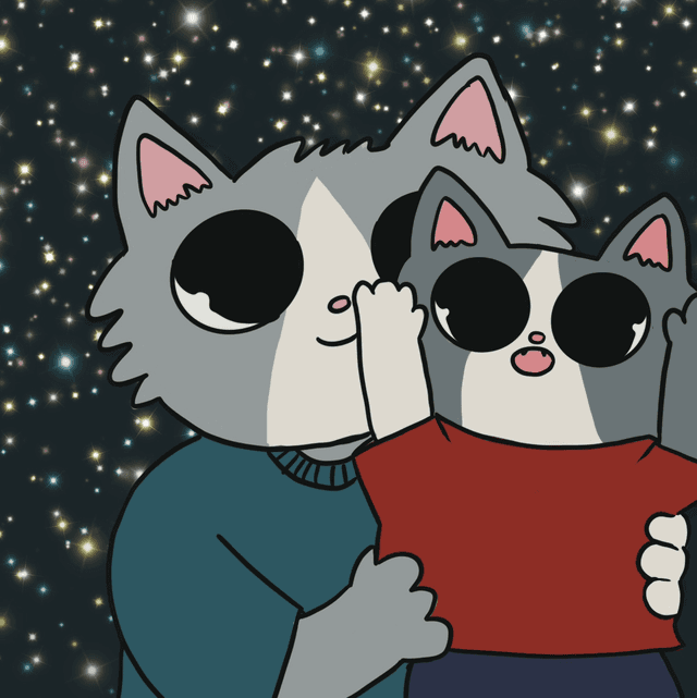 Original Art Print | Cat Mom