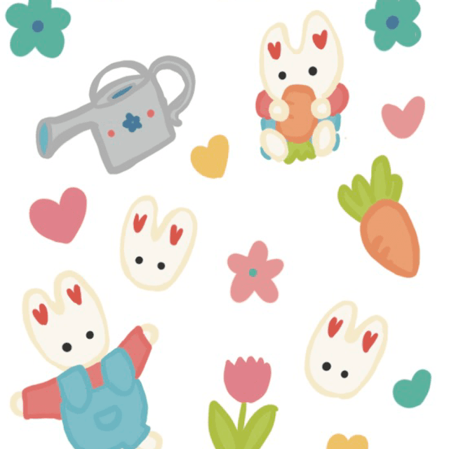 Original Art Deco Stickersheet | Bun