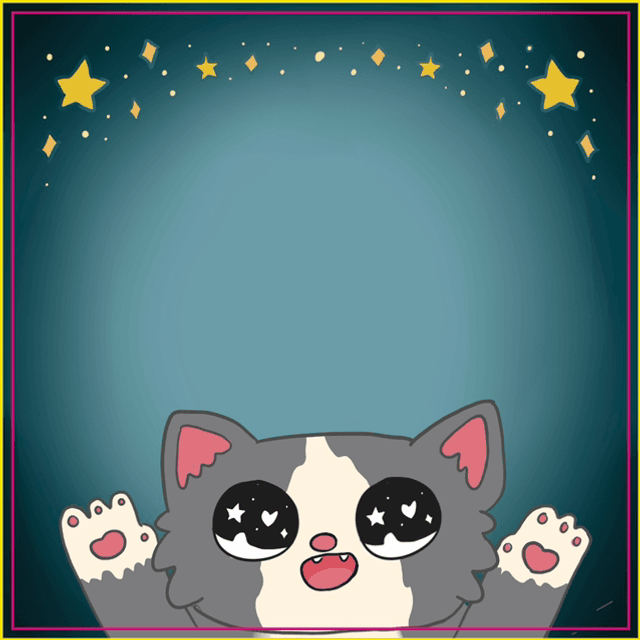 Original Art Sticky Notes | Space Cat big