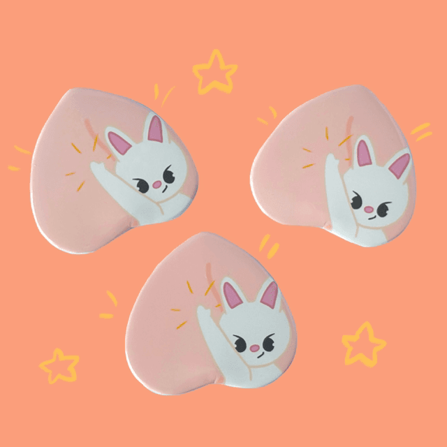 Stray kids Button | Lee Know Leebit Bunny Butt